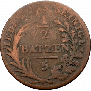 Szwajcaria, 1/2 batzen 1809 Appenzell