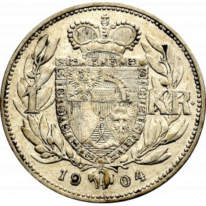 Liechtenstein, 1 Korona 1904