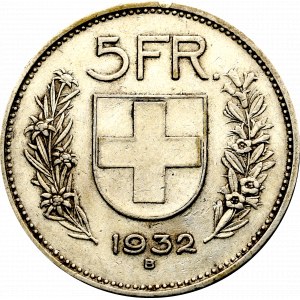 Szwajcaria, 5 Franków 1932