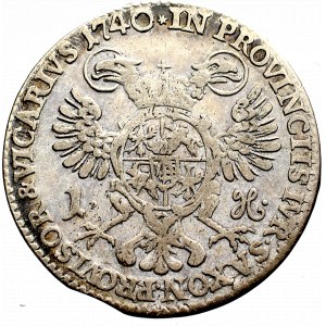 August III Sas, 1 grosz 1740
