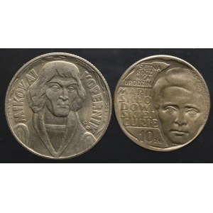 PRL, zestaw 10 złotych 1959-1967 (2 sztuki)