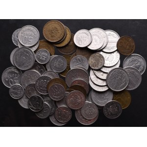 PRL, ciekawy zbiór monet (68 egz)