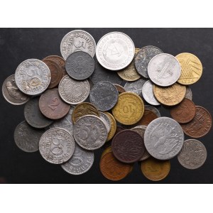 Niemcy/Austria, zbiór monet (51 egz)