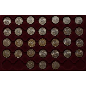 PRL, zestaw menniczych monet (31 sztuk)