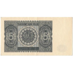 PRL, 5 złotych 1946
