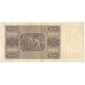 PRL, 500 złotych 1948 BL
