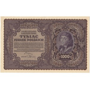 II RP, 1000 marek polskich 1919 I SERJA CD