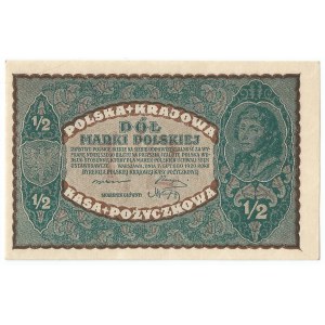 II RP, 1/2 marki polskiej 1920