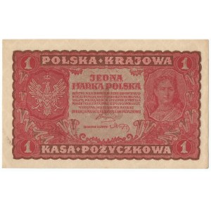 II RP, 1 marka polska 1919 I SERJA LH