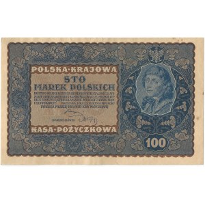 II RP, 100 marek polskich 1919 IE SERJA U