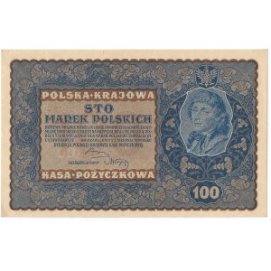 II RP, 100 marek polskich 1919 IH SERJA Z