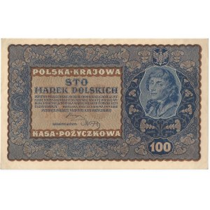 II RP, 100 marek polskich 1919 IH SERJA F
