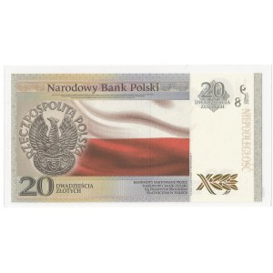 III RP, 20 złotych 2018 Piłsudski