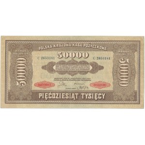 II RP, 50 000 marek polskich 1922 C