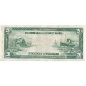 USA, 20 dolarów 1914, seria 7-G