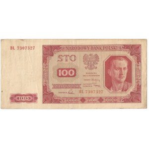 PRL, 100 złotych 1948 BL