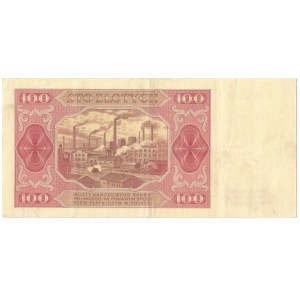 PRL, 100 złotych 1948 GP - bez ramki
