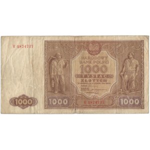 PRL, 1000 złotych 1946 R