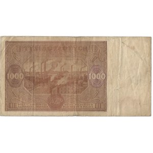 PRL, 1000 złotych 1946 R