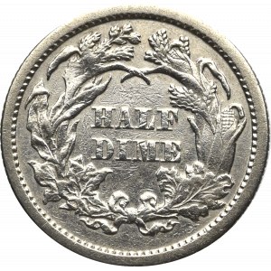 USA, Half dime 1870