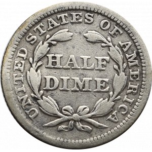 USA, Half dime 1854