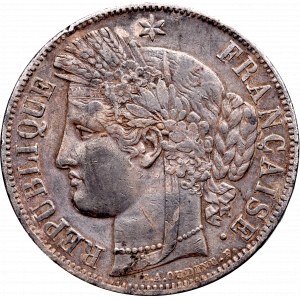 Francja, 5 franków 1850