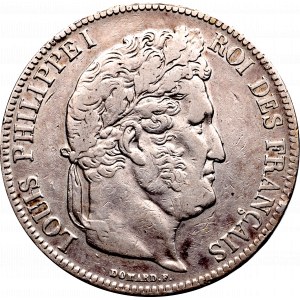 Francja, 5 franków 1839