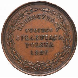 Królestwo Polskie, Medal Dobroczyńcę swojego... 1826