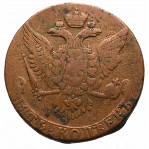 Rosja, Elżbieta, 5 kopiejek 1761