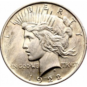 USA, Peace dollar 1922