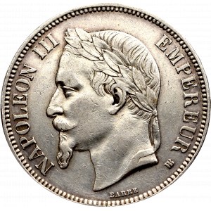 Francja, 5 franków 1869