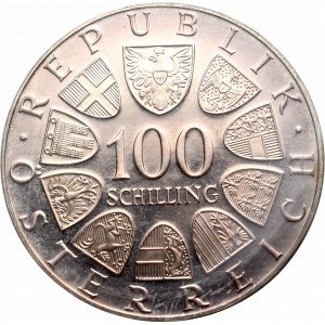 Austria, 100 szylingów 1976