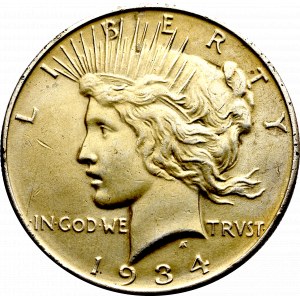 USA, Peace dollar 1934 D