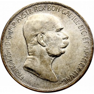 Austria, Franciszek Józef, 5 koron 1909