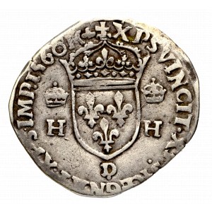 Francja, Henryk II, Teston 1560