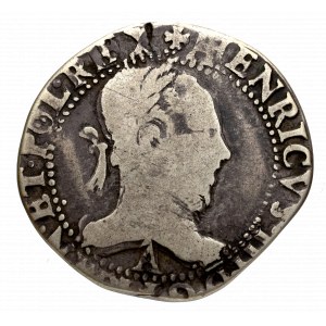 Francja/Polska, Henryk III Walezy, 1/2 franc 1577