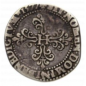 Francja/Polska, Henryk III Walezy, 1/2 franc 1577