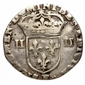 Francja, Ludwik XIII, 1/4 ecu 1615