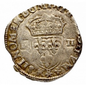 Francja, Henryk IV, 1/4 ecu 1606, Bordeaux