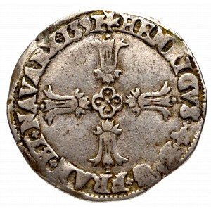 Francja, Henryk IV, 1/4 ecu 1591