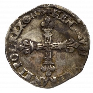 Francja/Polska, Henryk III Walezy, 1/4 ecu 1579