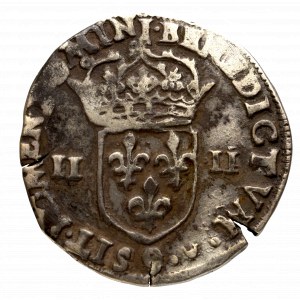 Francja/Polska, Henryk III Walezy, 1/4 ecu 1578, Rennes
