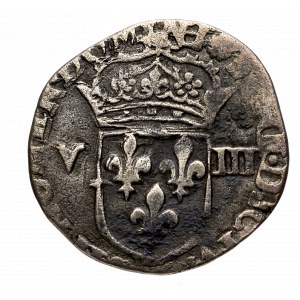 Francja/Polska, Henryk III Walezy, 1/8 ecu 1588