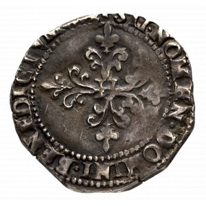 Francja/Polska, Henryk III Walezy, 1/2 franc 1578, Rennes