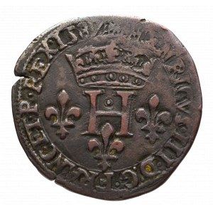 Francja/Polska, Henryk III Walezy, Liard 1587