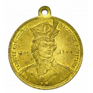 Polska, XIX wiek, medal na pamiątkę bitwy pod Racławicami 1894