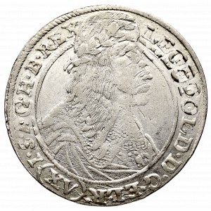 Śląsk, Leopold I, 15 Krajcarów 1663 Wrocław