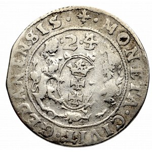 Zygmunt III Waza, Ort 1623/4, Gdańsk - PRV przebitka daty