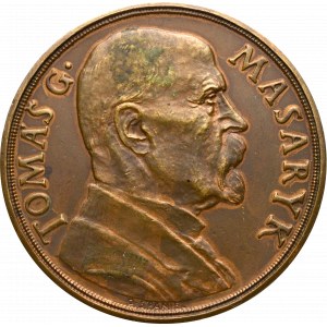 Czechosłowacja, Medal 1935 - 85-lecie urodzin Masaryka