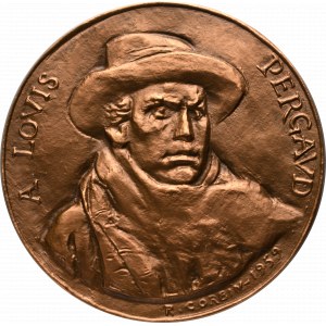 Francja, medal poety/żołnierza Louisa Pergaud